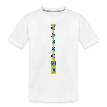 Conception d’aviron à rames - T-shirt bio Premium Enfant - blanc - Devant