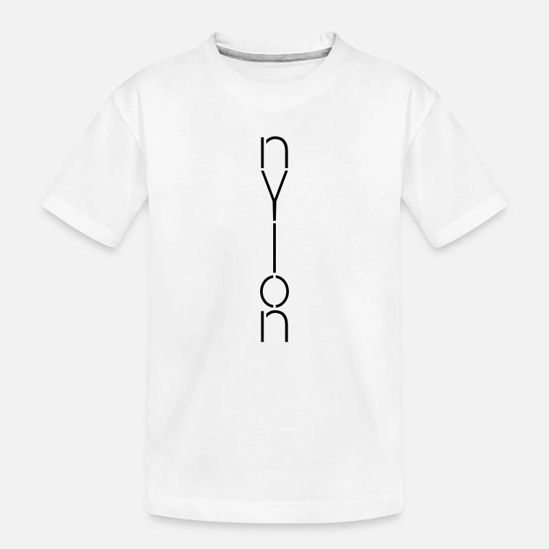 Nylon - Kinder Premium Bio T-Shirt - Weiß