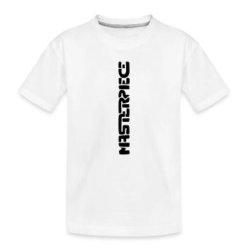 Masterpiece (vertical) - Kids' Premium Organic T-Shirt - white - Front