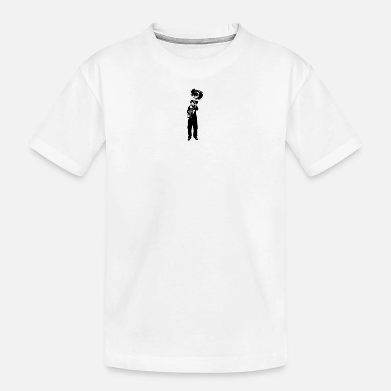Sousaphon - Kinder Premium Bio T-Shirt - Weiß