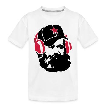 marx_star_ot - Kinder Premium Bio T-Shirt - Weiß - Vorne