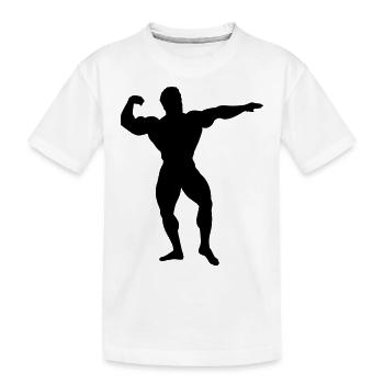 bodybuilder - T-shirt bio Premium Enfant - blanc - Devant