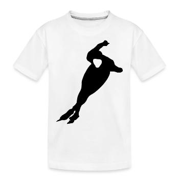 Skater, Skaten - Kinder Premium Bio T-Shirt - Weiß - Vorne