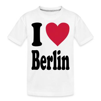 J'adore Berlin - T-shirt bio Premium Enfant - blanc - Devant