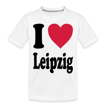 J'adore Leipzig - T-shirt bio Premium Enfant - blanc - Devant