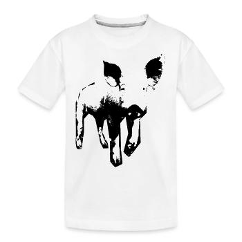 Animal Liberation Pig - Kids' Premium Organic T-Shirt - white - Front