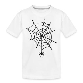 Spider - Kinder Premium Bio T-Shirt - Weiß - Vorne