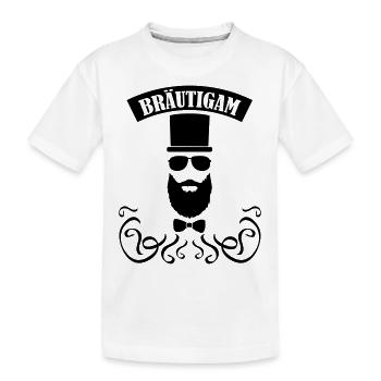 braeutigam - Kinder Premium Bio T-Shirt - Weiß - Vorne