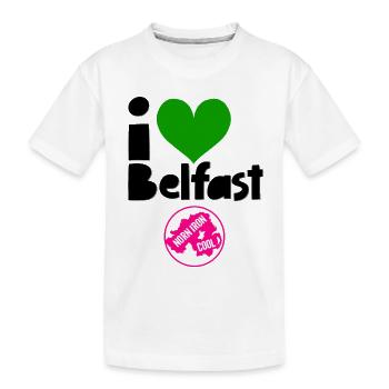 Belfast Irlande du Nord - T-shirt bio Premium Enfant - blanc - Devant