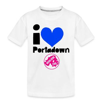 Portadown - T-shirt bio Premium Enfant - blanc - Devant
