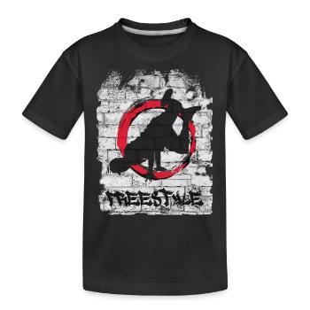 Nage libre - T-shirt bio Premium Enfant - noir - Devant