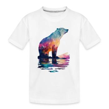 THE WILDLIFE KINGS - Le Roi des Glaces (Shape) - T-shirt bio Premium Enfant - blanc - Devant