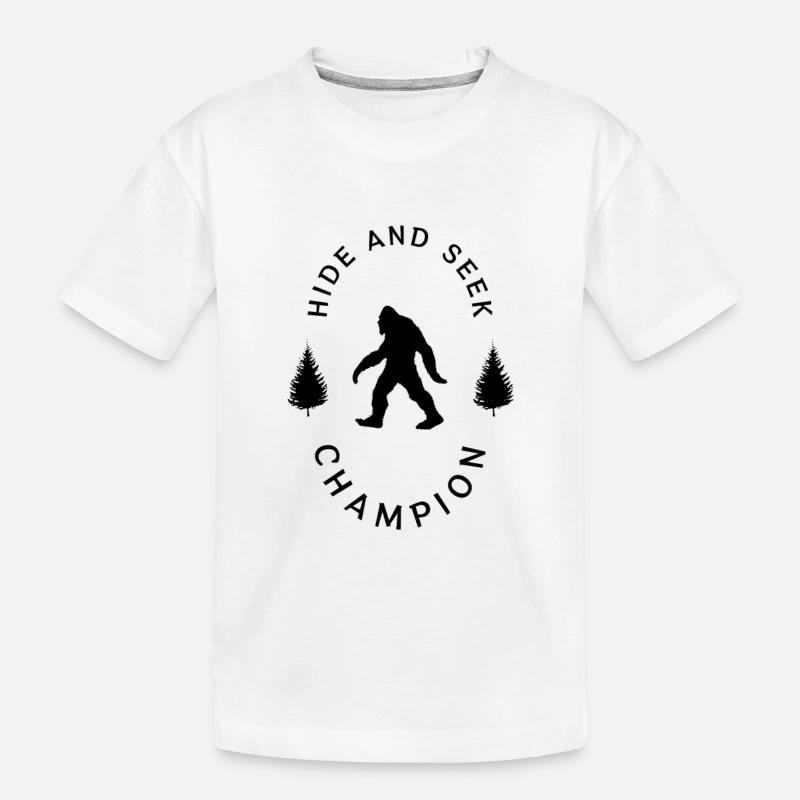 Hide and Seek - Kinder Premium Bio T-Shirt - Weiß