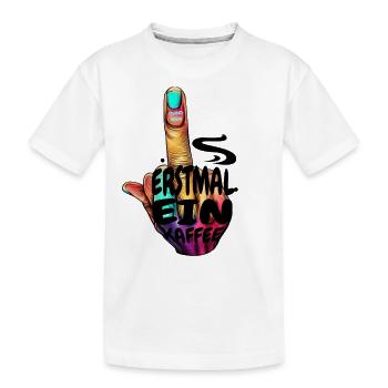 Morgenmuffel - Kinder Premium Bio T-Shirt - Weiß - Vorne