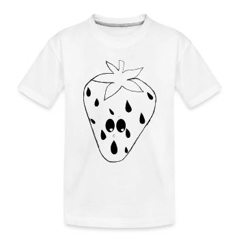 Sally Fraise ~ Kawaiiluv | Original par. MMJ49 - T-shirt bio Premium Enfant - blanc - Devant