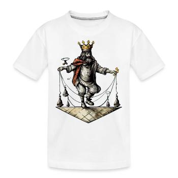 Royal balance - Kids' Premium Organic T-Shirt - white - Front