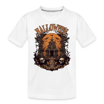 Halloween Trick or Treat Essential - Kinder Premium Bio T-Shirt - Weiß - Vorne