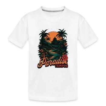 Le temple du paradis - T-shirt bio Premium Enfant - blanc - Devant