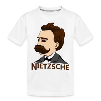Nietzsche - Kids' Premium Organic T-Shirt - white - Front