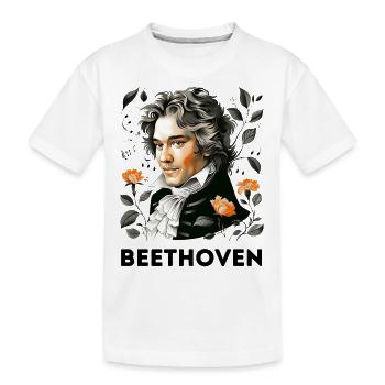 Ludwig van Beethoven - T-shirt bio Premium Enfant - blanc - Devant