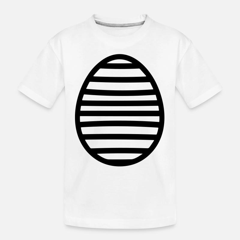 oeuf de paques - T-shirt bio Premium Enfant - blanc
