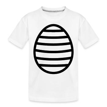 oeuf de paques - T-shirt bio Premium Enfant - blanc - Devant