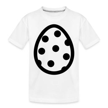 Oeuf - T-shirt bio Premium Enfant - blanc - Devant