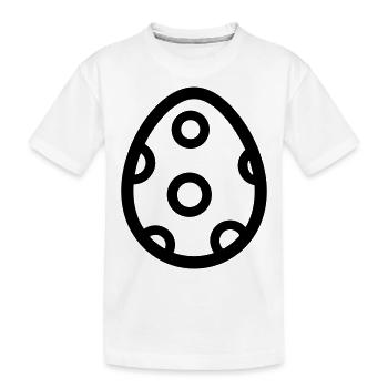 Oeuf - T-shirt bio Premium Enfant - blanc - Devant