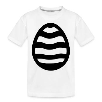 Oeuf - T-shirt bio Premium Enfant - blanc - Devant