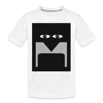 Tabby - Kids' Premium Organic T-Shirt - white - Front