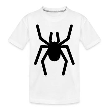 spider - Kids' Premium Organic T-Shirt - white - Front