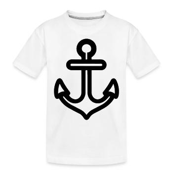 Ancre - T-shirt bio Premium Enfant - blanc - Devant