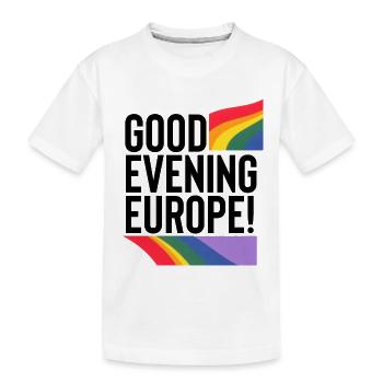 Bonsoir Europe - T-shirt bio Premium Enfant - blanc - Devant