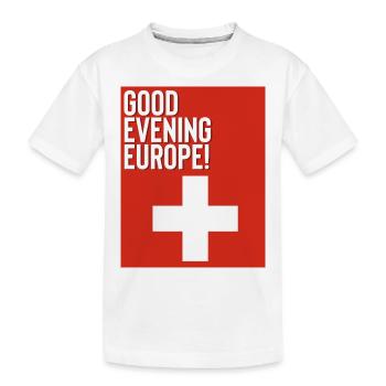 Eurovision Basel - Kids' Premium Organic T-Shirt - white - Front