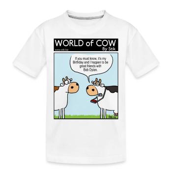Bob Dylan's Friend - Kids' Premium Organic T-Shirt - white - Front