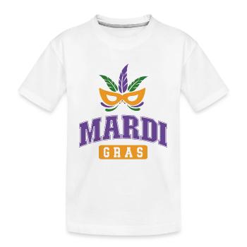 Karneval - Kinder Premium Bio T-Shirt - Weiß - Vorne