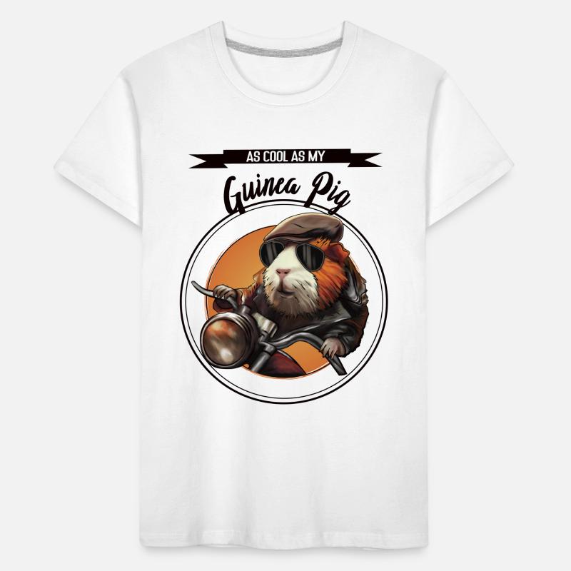 Cool guinea pig – statement design Kids' Premium Organic T-Shirt