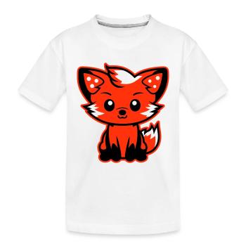 Bande dessinée Fox - T-shirt bio Premium Enfant - blanc - Devant