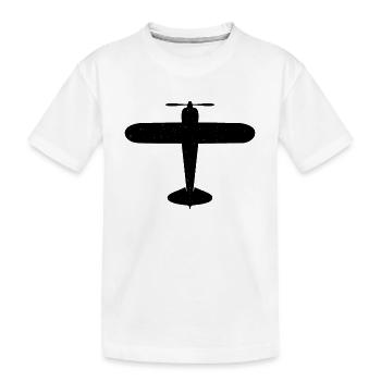 Hélice d’avion Avion volant - T-shirt bio Premium Enfant - blanc - Devant