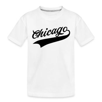 Noir de Chicago - T-shirt bio Premium Enfant - blanc - Devant