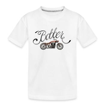 Moto Bobber - T-shirt bio Premium Enfant - blanc - Devant