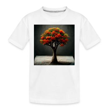 Arbre de Vie Photoréaliste II - T-shirt bio Premium Enfant - blanc - Devant