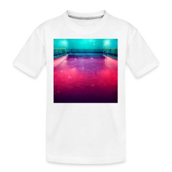 Red Pool Photoréaliste - T-shirt bio Premium Enfant - blanc - Devant