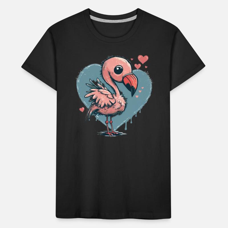 Flamingo Kids' Premium Organic T-Shirt