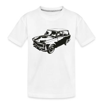  601 Kombi Trabi - Kinder Premium Bio T-Shirt - Weiß - Vorne
