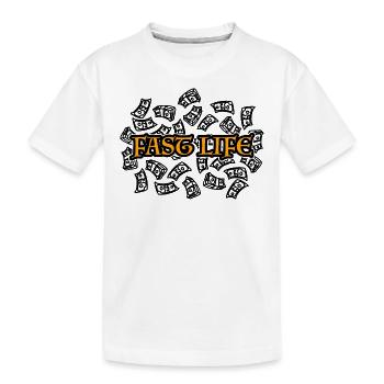 Vie rapide - T-shirt bio Premium Enfant - blanc - Devant