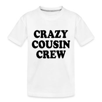 Crazy cousin crew - T-shirt bio Premium Enfant - blanc - Devant