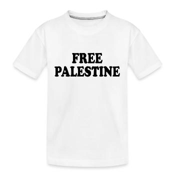 Palestine libre - T-shirt bio Premium Enfant - blanc - Devant