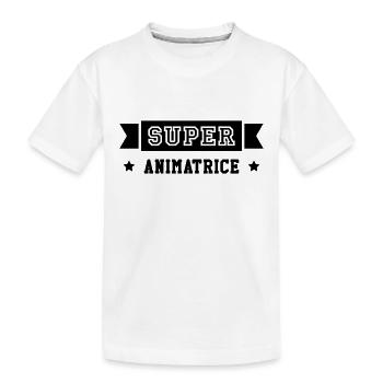 Animateur / Animatrice / Animation / Vacances - T-shirt bio Premium Enfant - blanc - Devant
