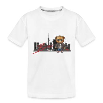 La ville de l’ours de Berlin - T-shirt bio Premium Enfant - blanc - Devant